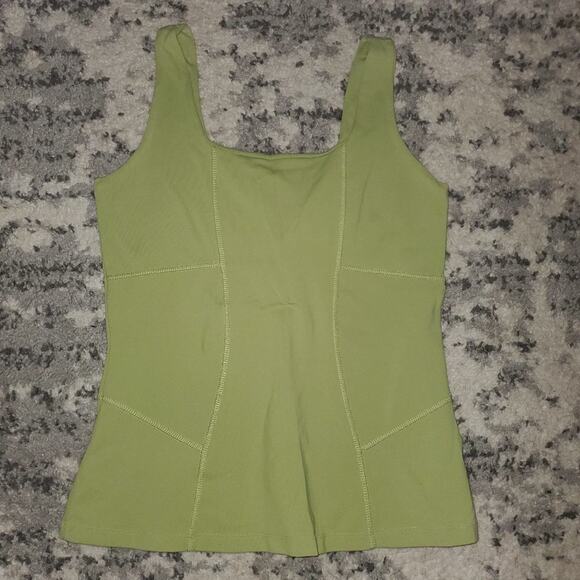 Athleta Tops - Athleta Lime Green Fitness Top || Medium EUC
